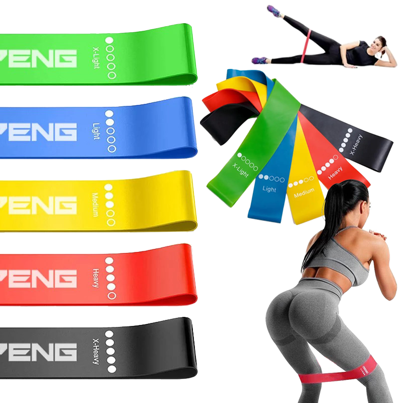 Yoga Fitness Resistance Band - Set di fasce per esercizi di