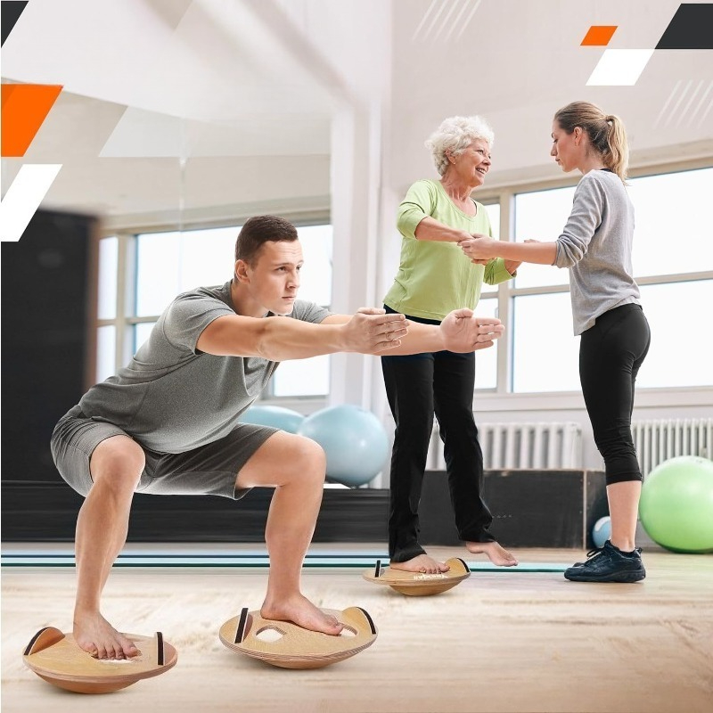 Tavola di Equilibrio in Legno  - Yoga Fitness Training recensione e prezzo